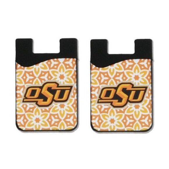 Oklahoma State Cowboys NCAA Fashion Cell Phone Wallet 2 Pack - Picture 3 of 3